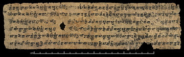 A_Sanskrit_manuscript_of_Lotus_Sutra_in_South_Turkestan_Brahmi_script