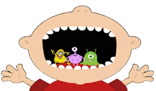 Bacterie dans la bouche
